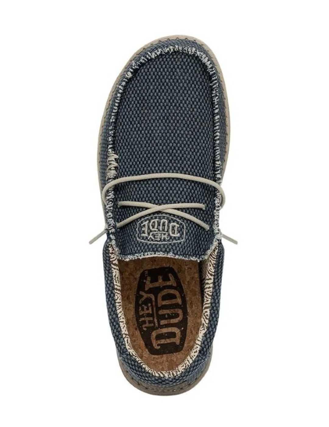 Mocasín Heydude Wally azul noche jasepado para hombre