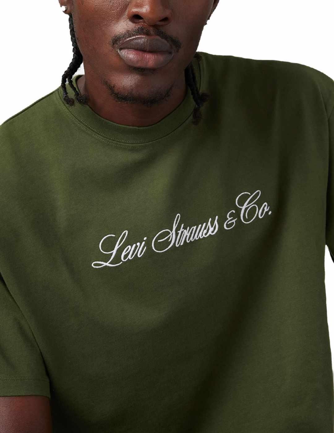 Camiseta Levi's Graphic Vintage green de hombre