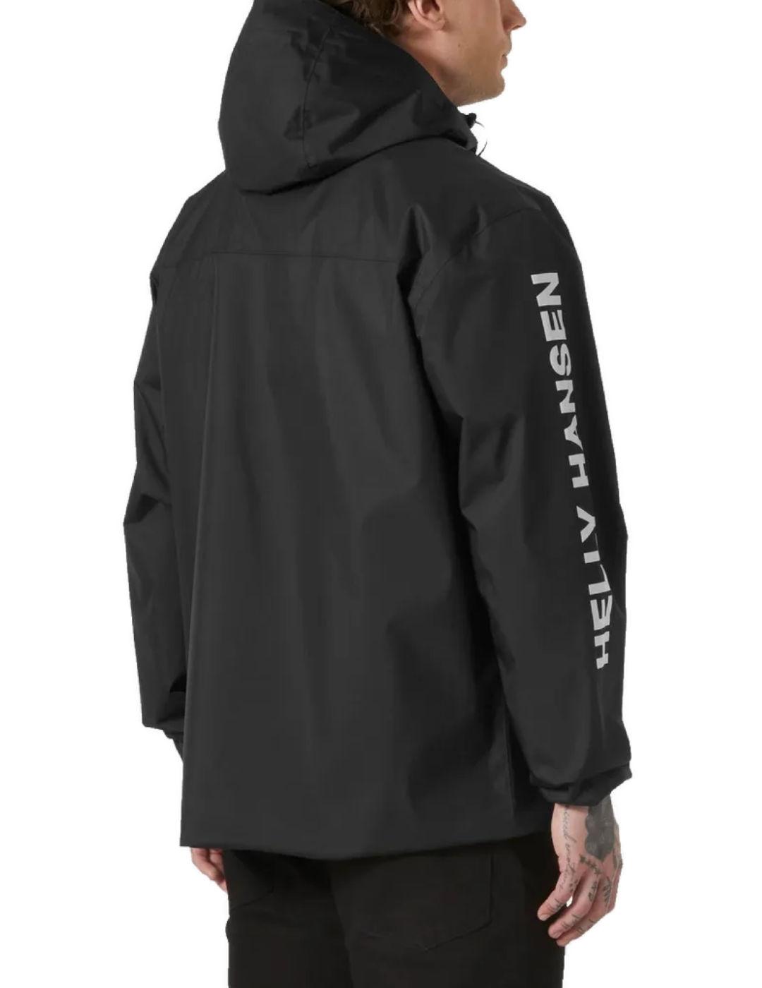 Chaqueta Helly Hansen Ervik negro impermeable para hombre