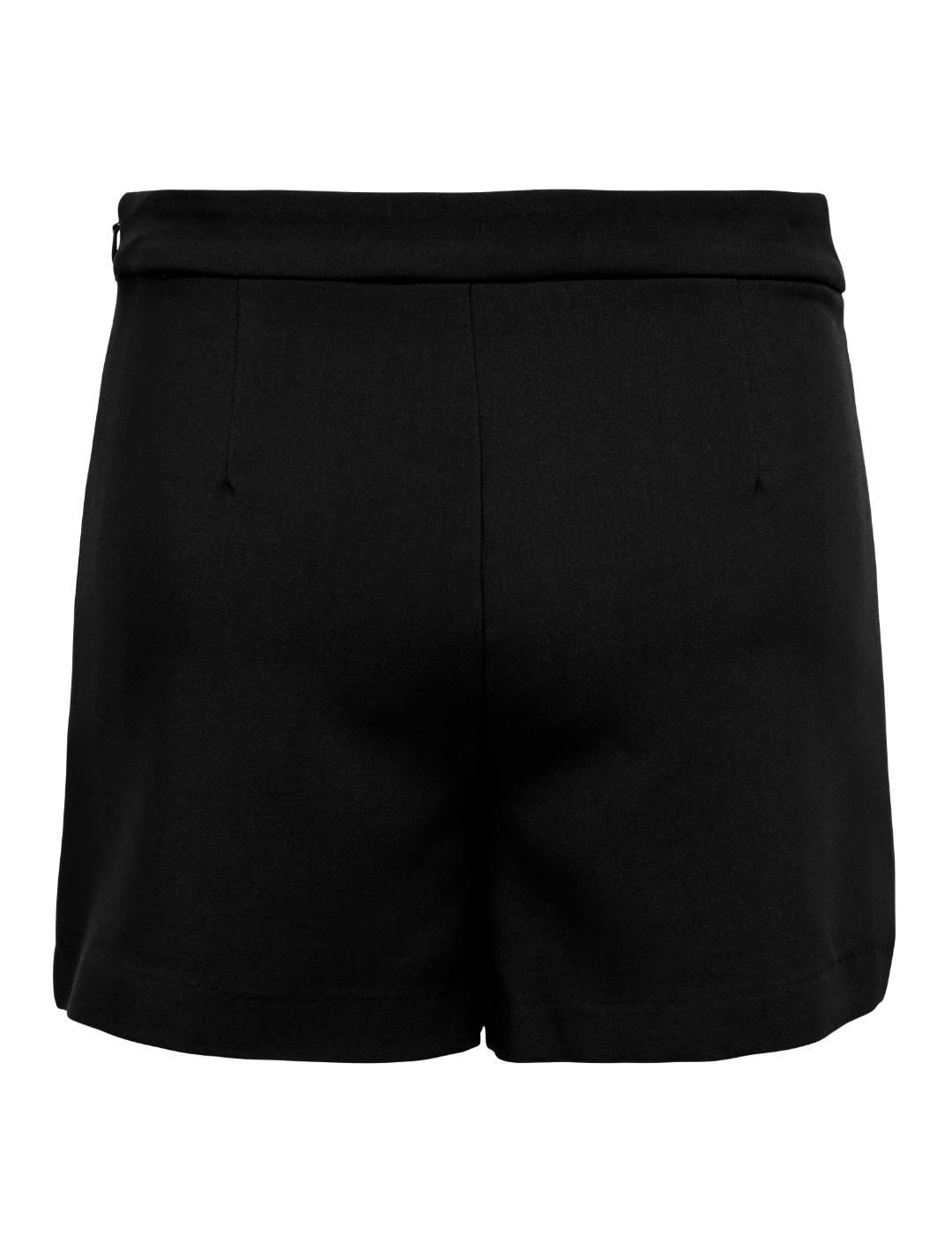 Falda pantalón Only Nemy negra de tela para mujer