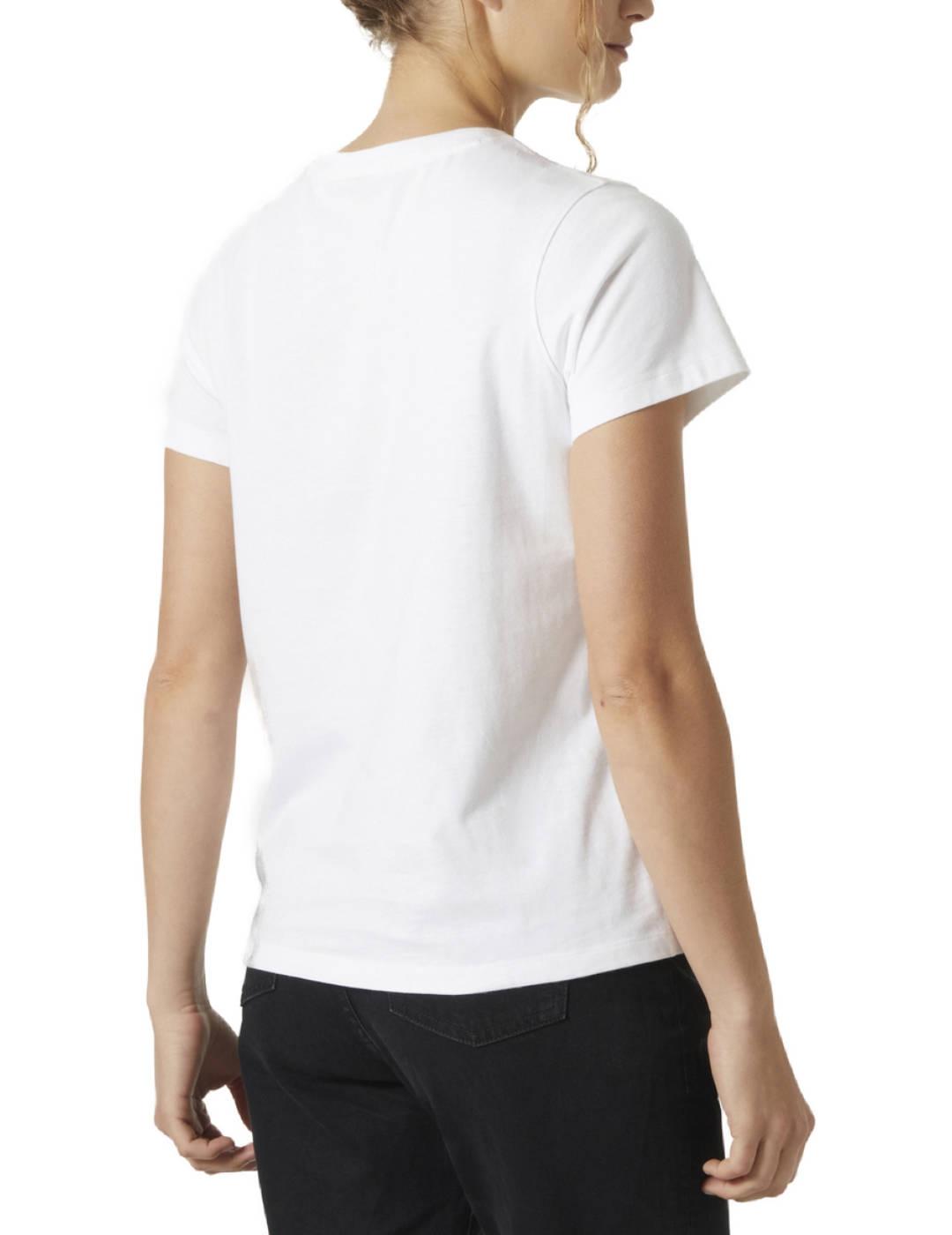 Camiseta Helly Hansen Core blanco manga corta para mujer