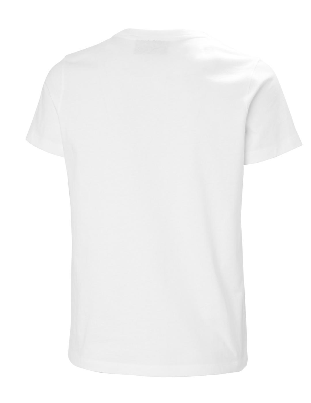 Camiseta Helly Hansen Core blanco manga corta para mujer