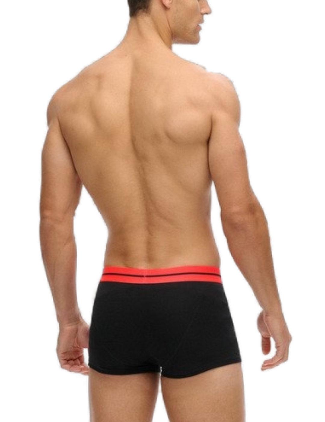 Íntimo Superdry pack3 boxer gris y negro para hombre