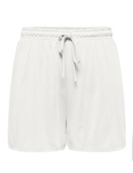 Short Only Hannah blanco regular para mujer