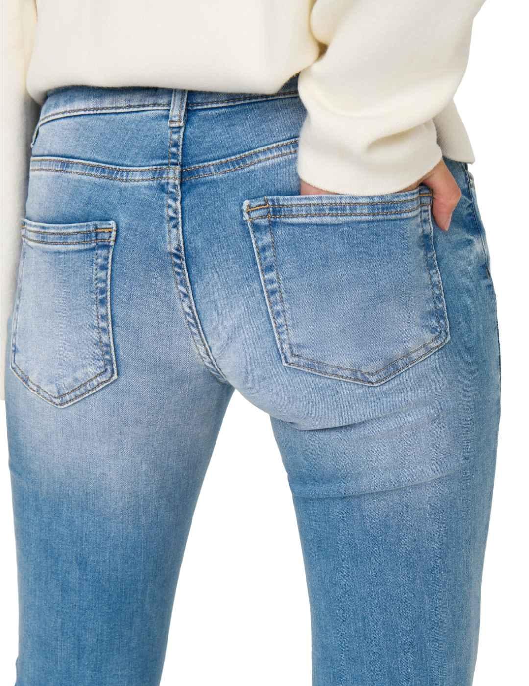 Pantalón vaquero Only Blush azul claro para mujer