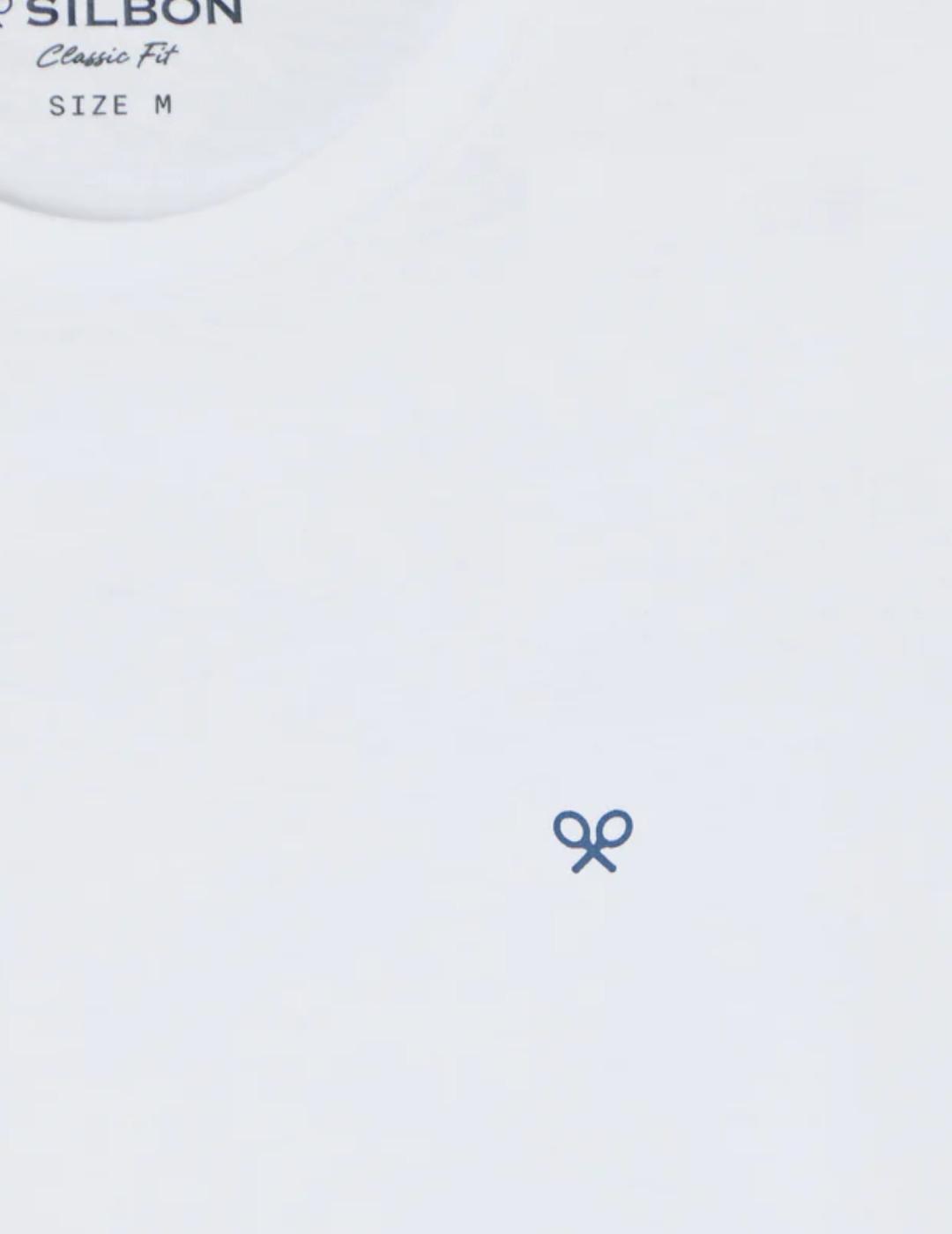 Camiseta Silbon best energy blanca manga corta para hombre