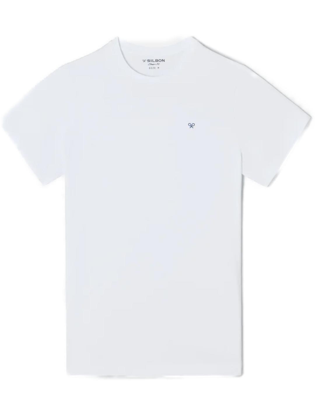 Camiseta Silbon best energy blanca manga corta para hombre