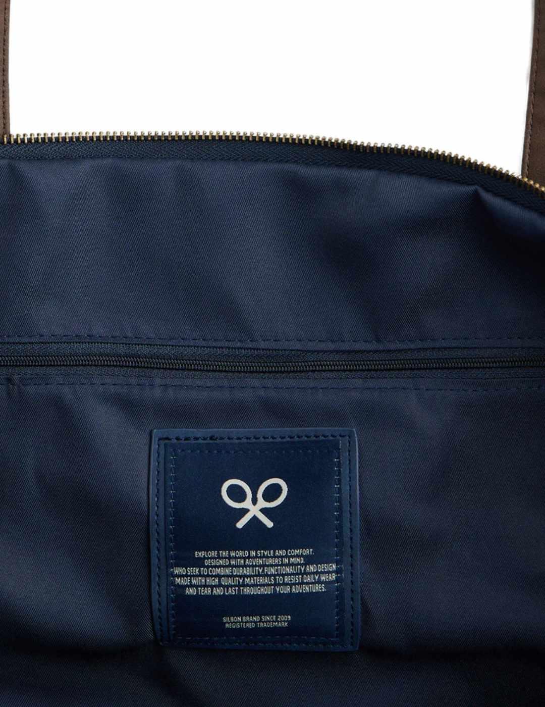 Bolsa Silbon de viaje clásica azul marino para hombre