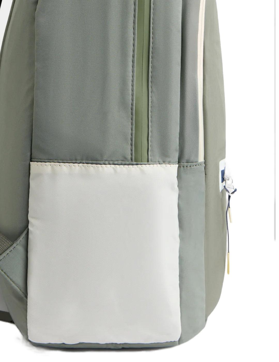 Mochila Silbon sport verde beige cremallera para hombre