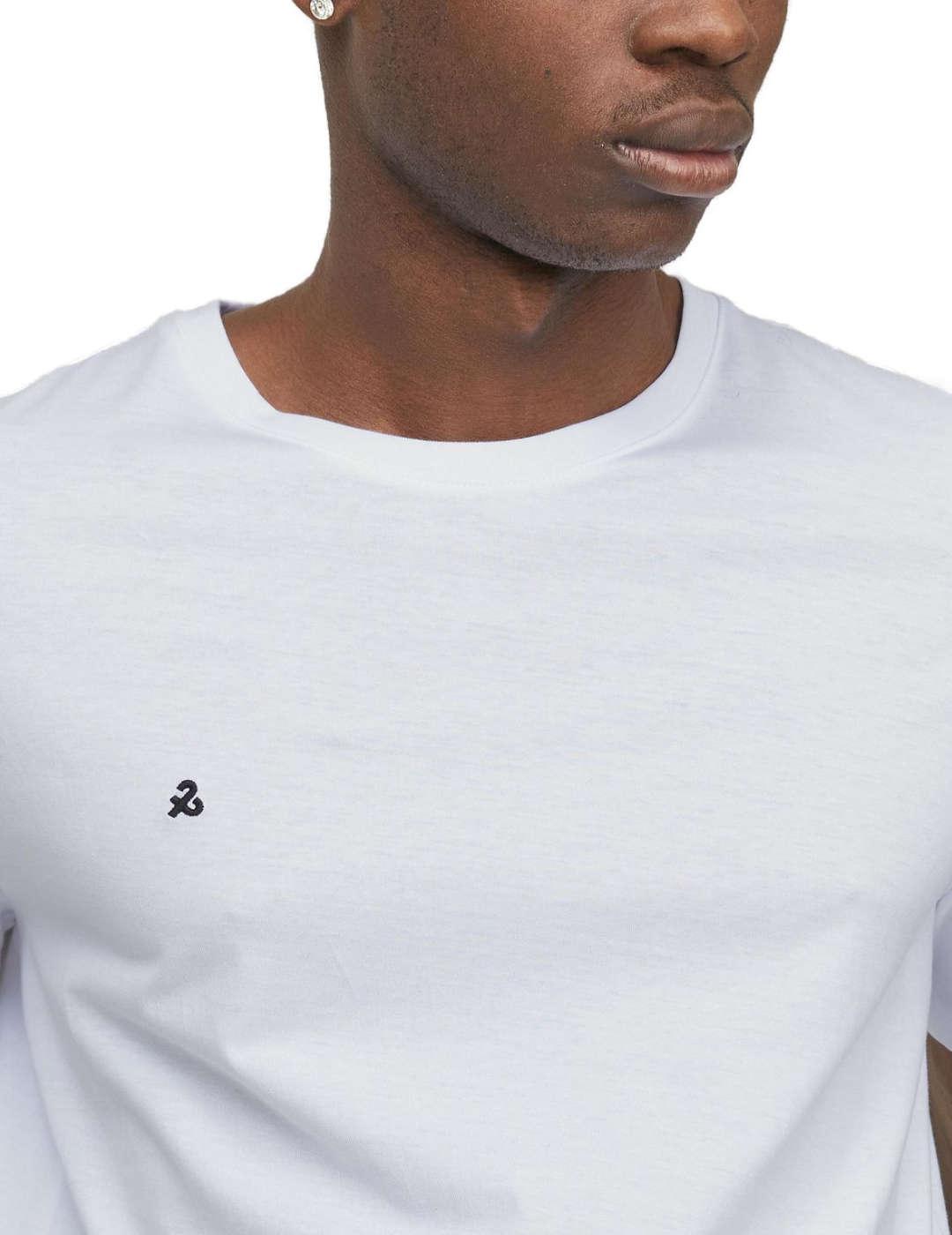 Camiseta Jack&Jones Paulos blanco manga corta para hombre