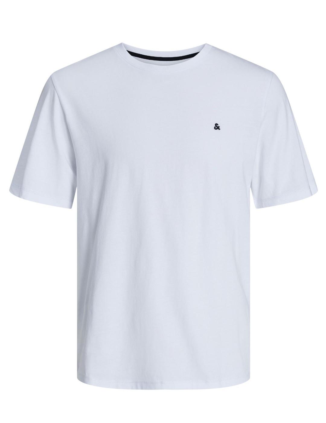 Camiseta Jack&Jones Paulos blanco manga corta para hombre