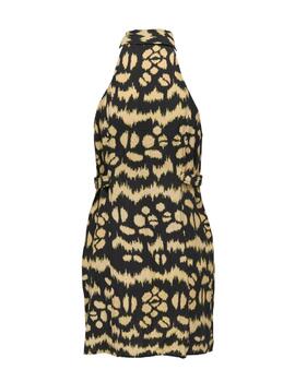 Vestido camisero Only Zeven negro estampado para mujer