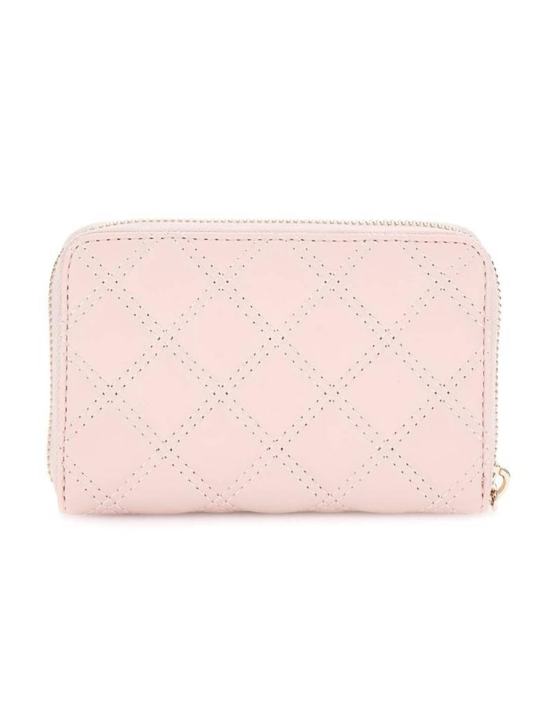 Monedero Guess Giully rosa palo guateada para mujer
