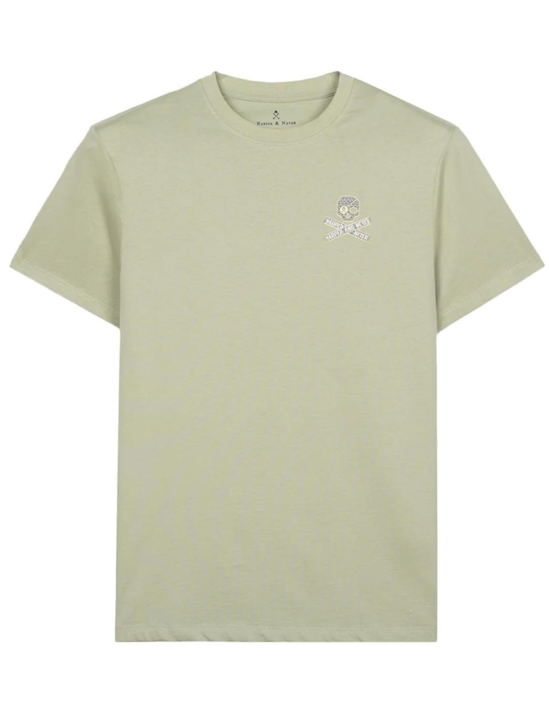 Camiseta Harper&Neyer Hurricane verde manga corta de hombre