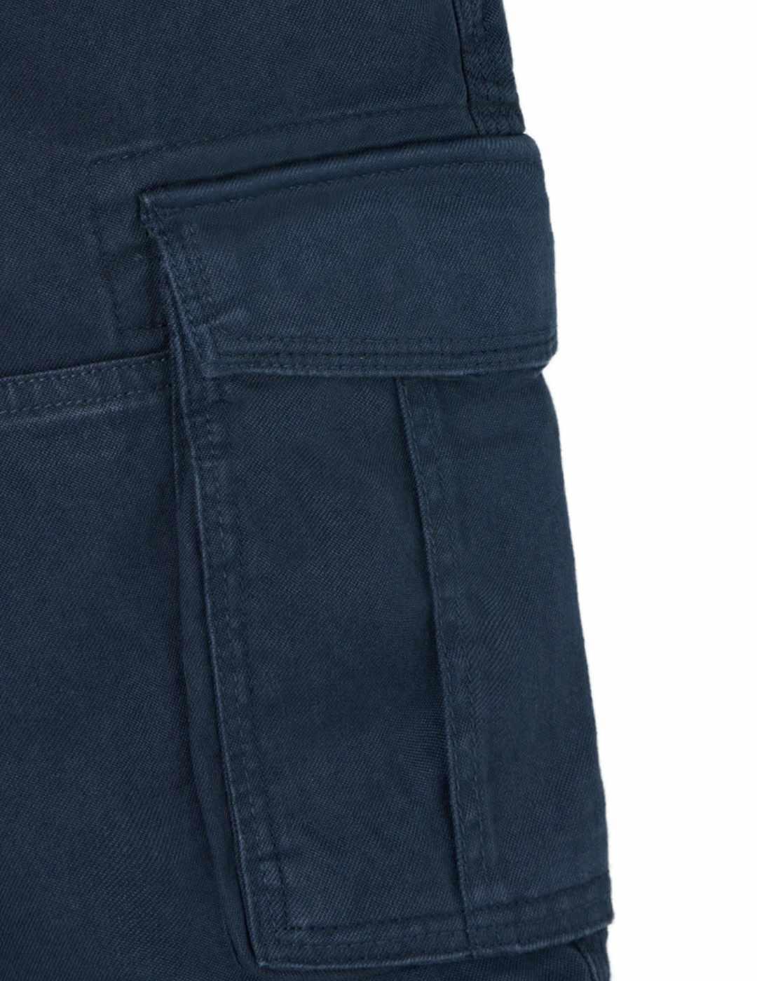 Bermuda Silbon cargo azul marino cargo para hombre