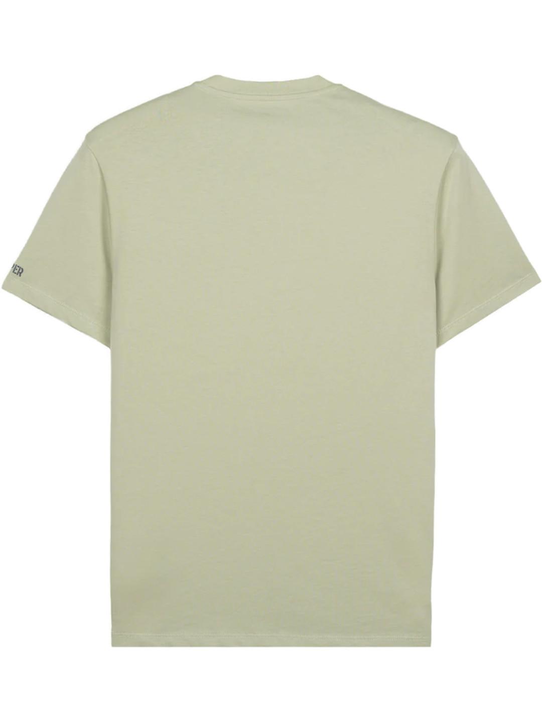 Camiseta básica Harper Iceman verde manga corta para hombre