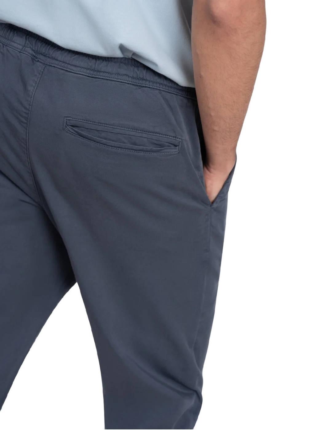 Pantalón Harper & Neyer Jogger azul lavado slim para hombre