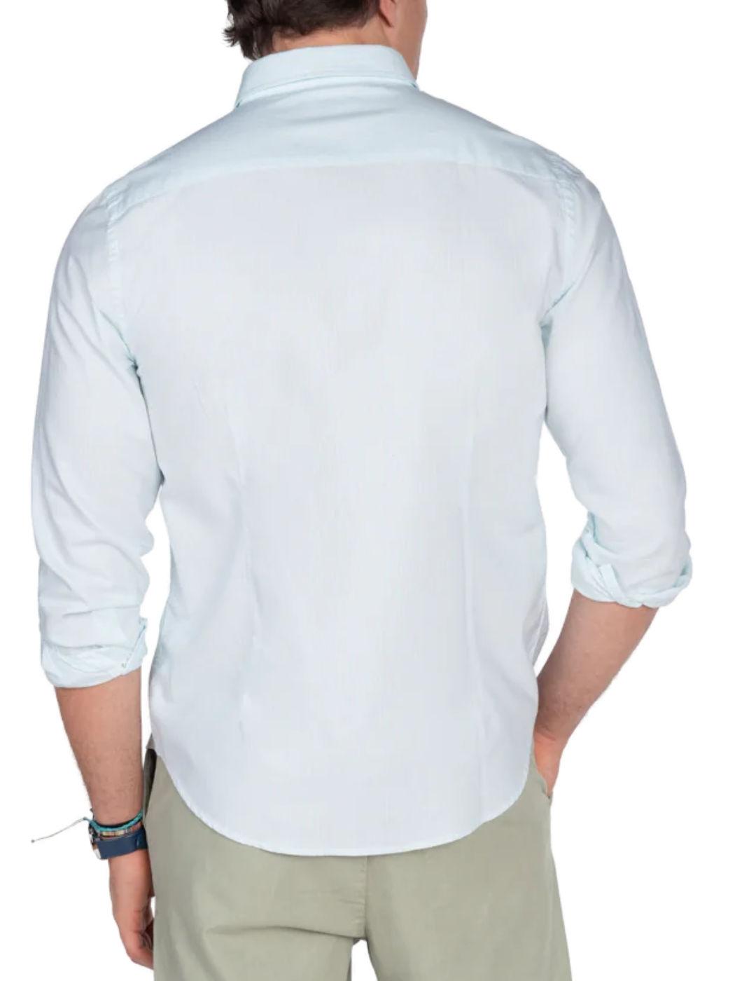 Camisa Herper & Neyer Mediterraneo turquesa rayas de hombre