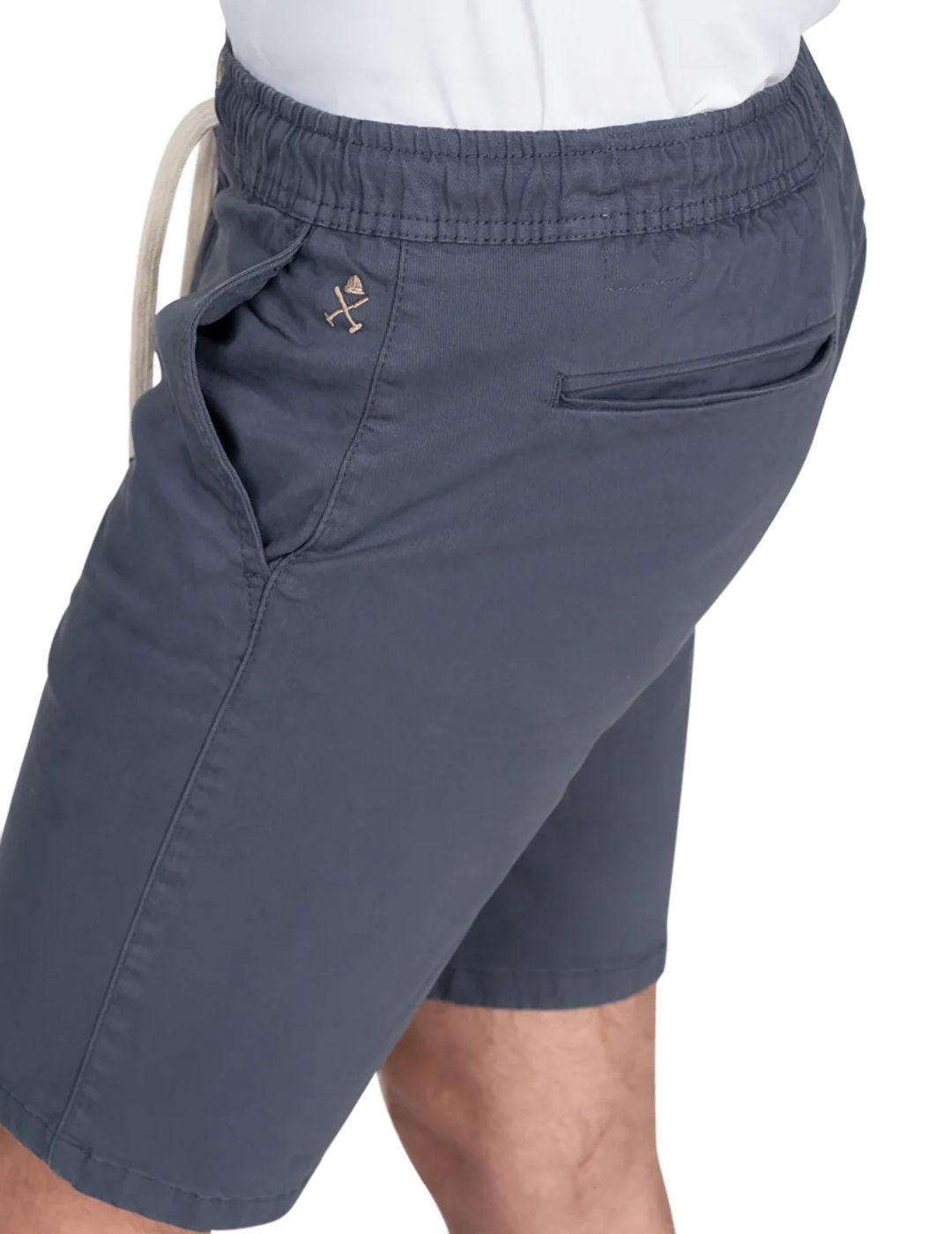 Bermuda Harper & Neyer Jogger azul lavado regular de hombre