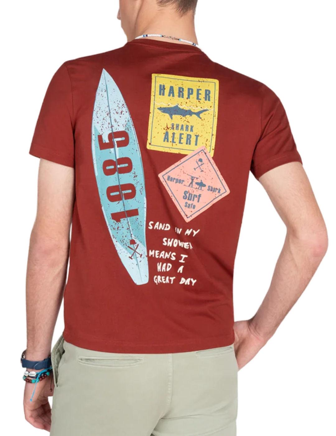 Camiseta Harper&Neyer Sand cobre manga corta para hombre