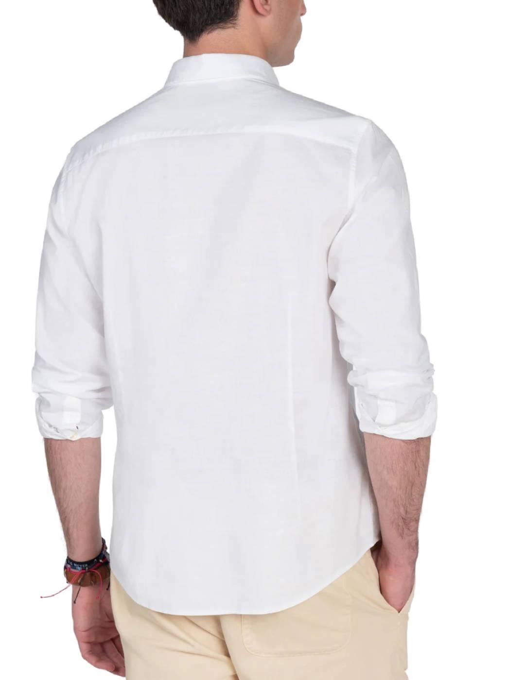 Camisa Harper & Neyer Royal blanca de lino para hombre