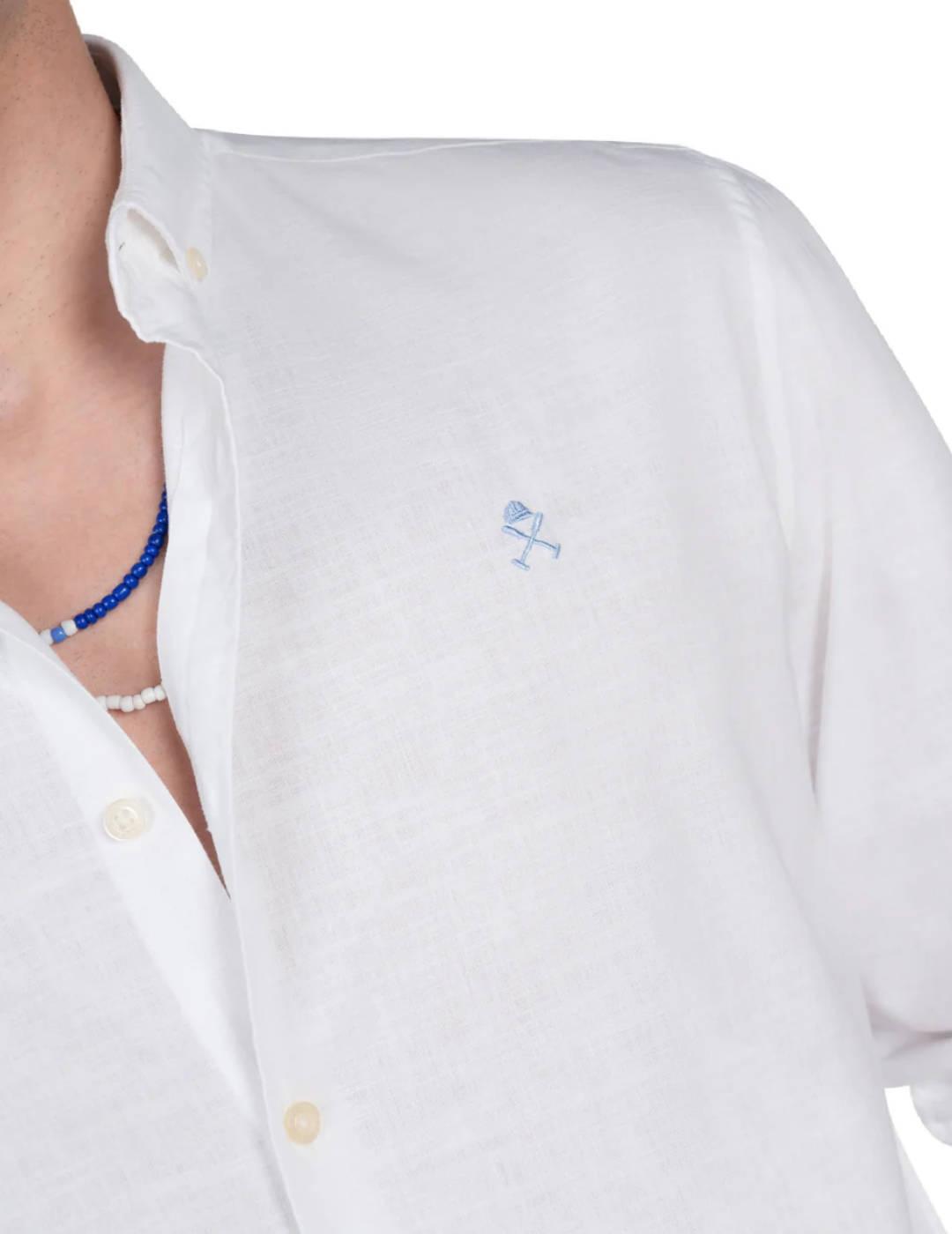 Camisa Harper & Neyer Royal blanca de lino para hombre