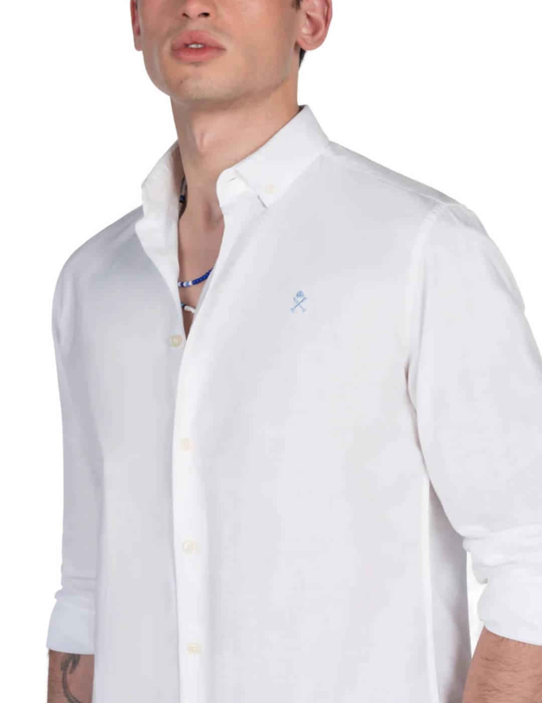 Camisa Harper & Neyer Royal blanca de lino para hombre