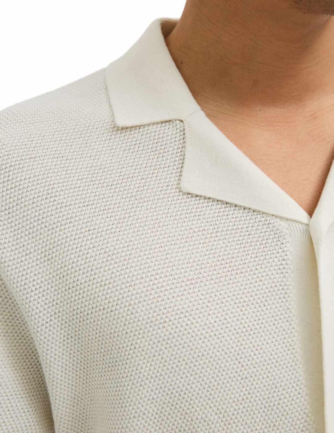 Camisa Jack&Jones Orion blanca manga corta para hombre