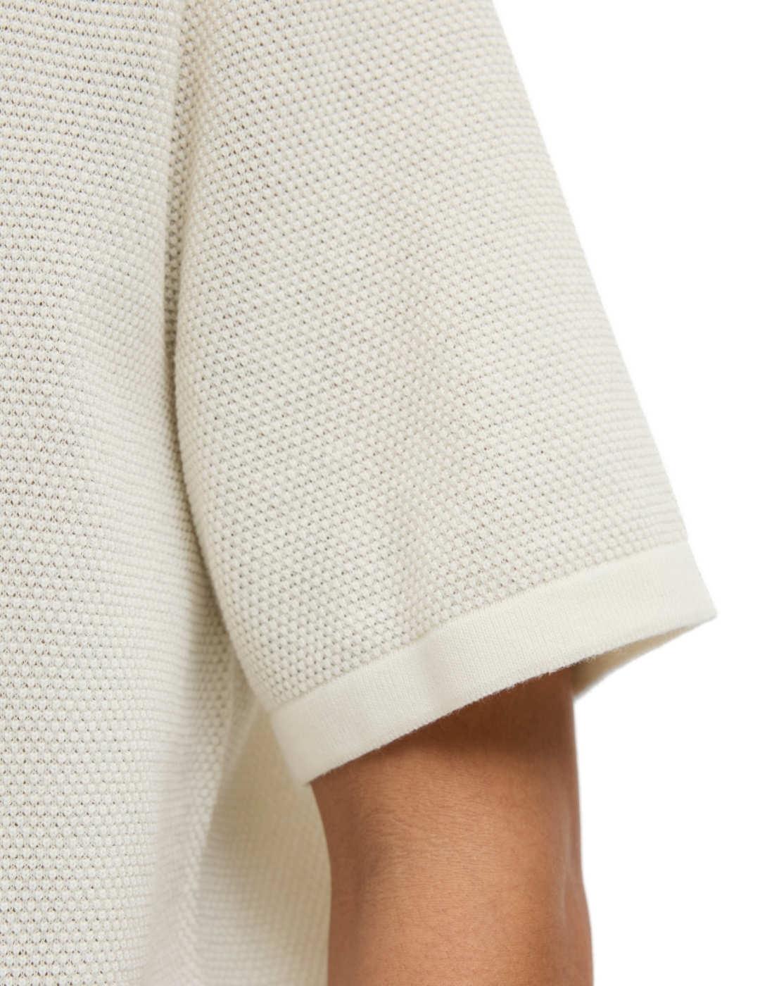 Camisa Jack&Jones Orion blanca manga corta para hombre