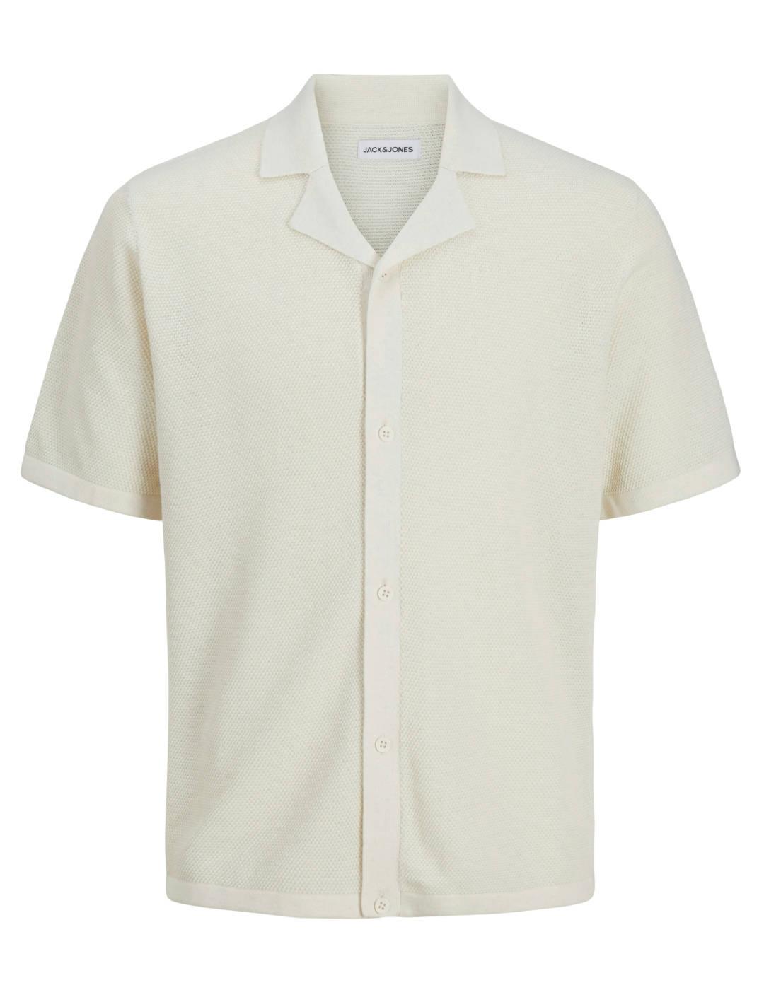 Camisa Jack&Jones Orion blanca manga corta para hombre