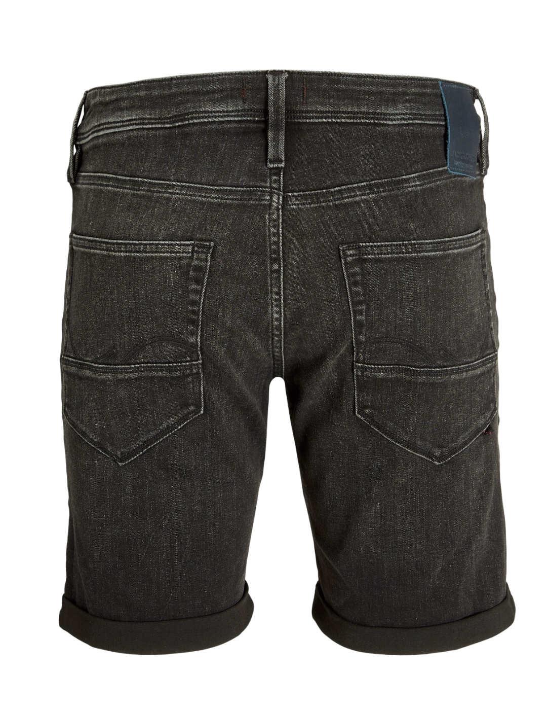 Bermuda Jack&Jones Rick negro regular fit  para hombre