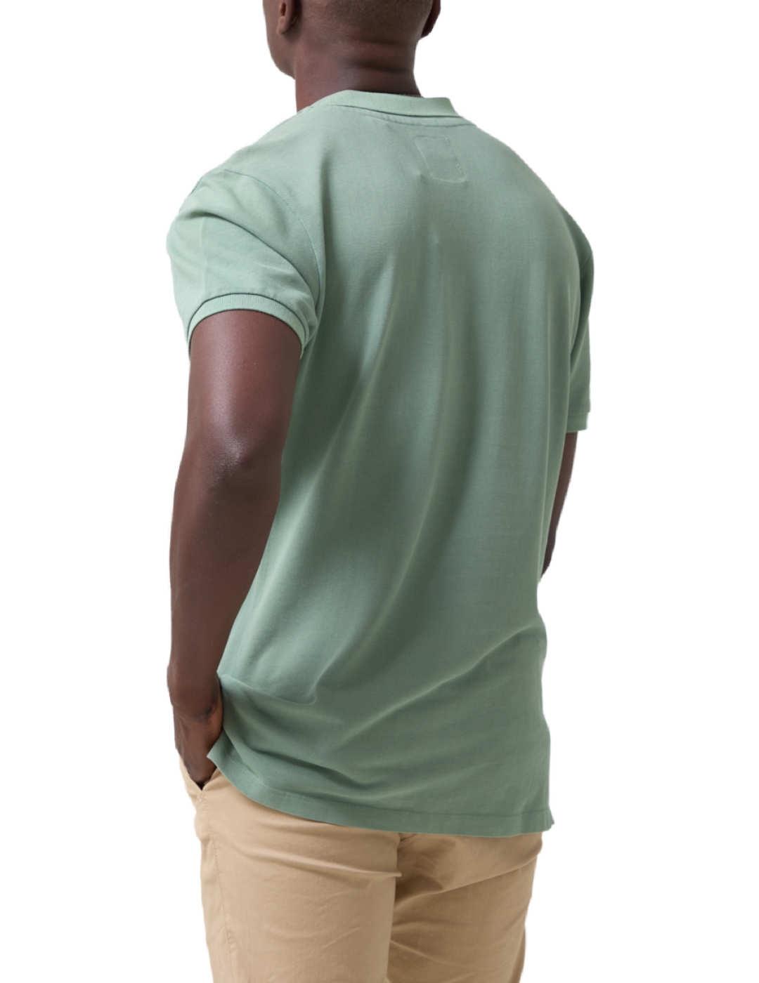 Polo Altonadock verde manga corta para hombre