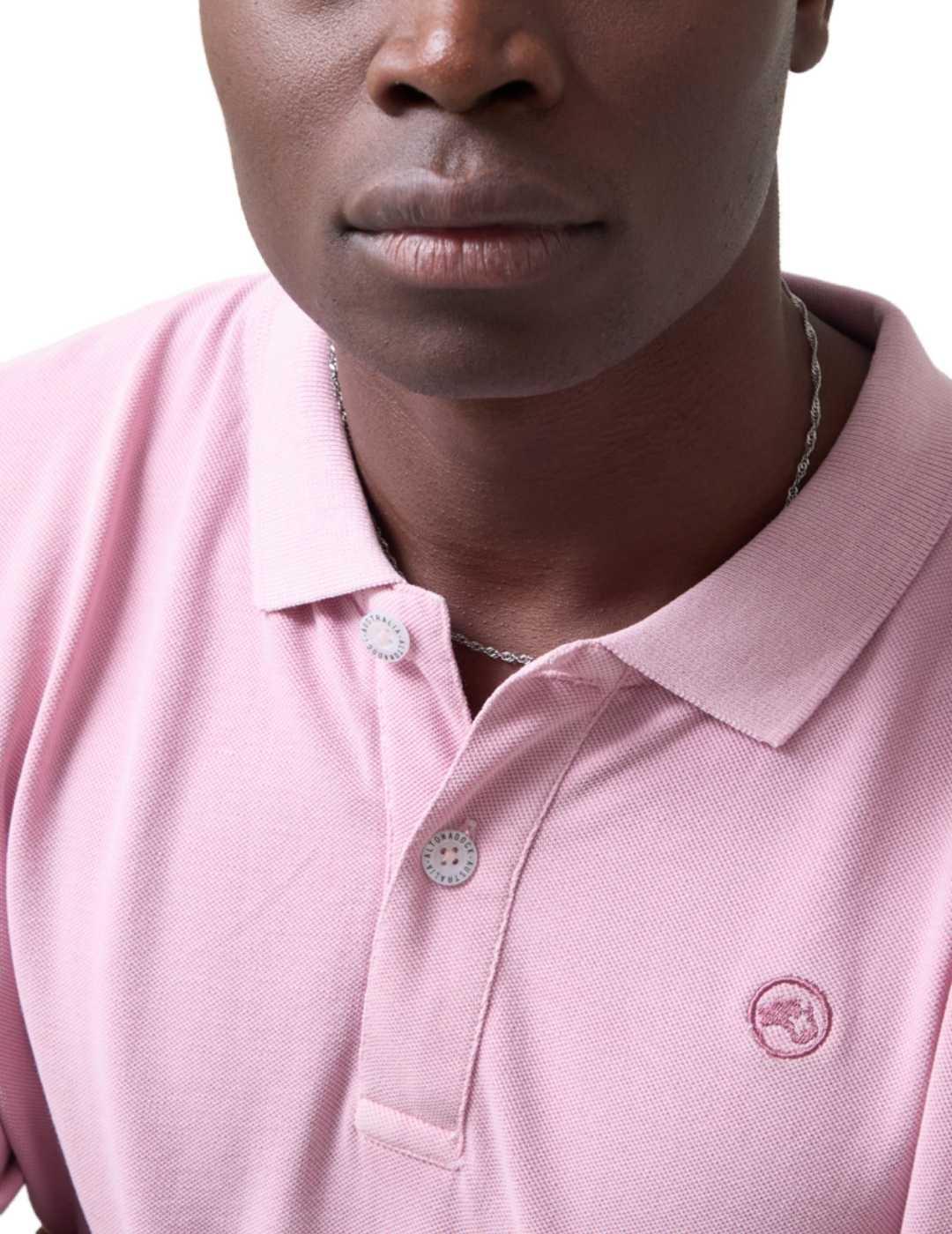 Polo Altonadock rosa manga corta para hombre