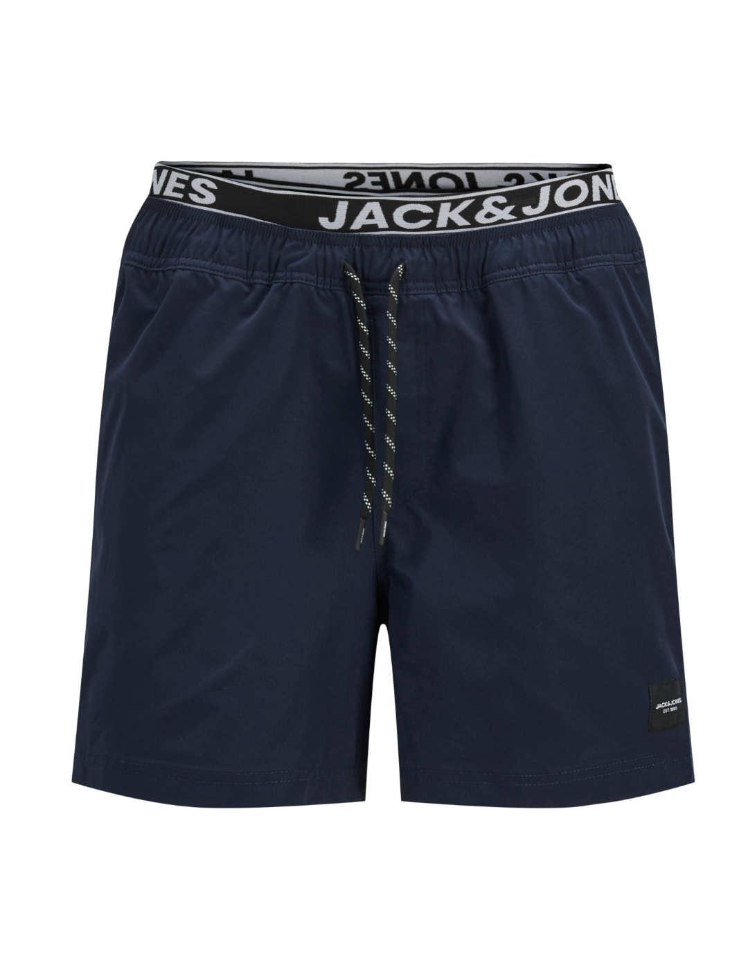 Bañador Jack&Jones Maui azul marino para hombre
