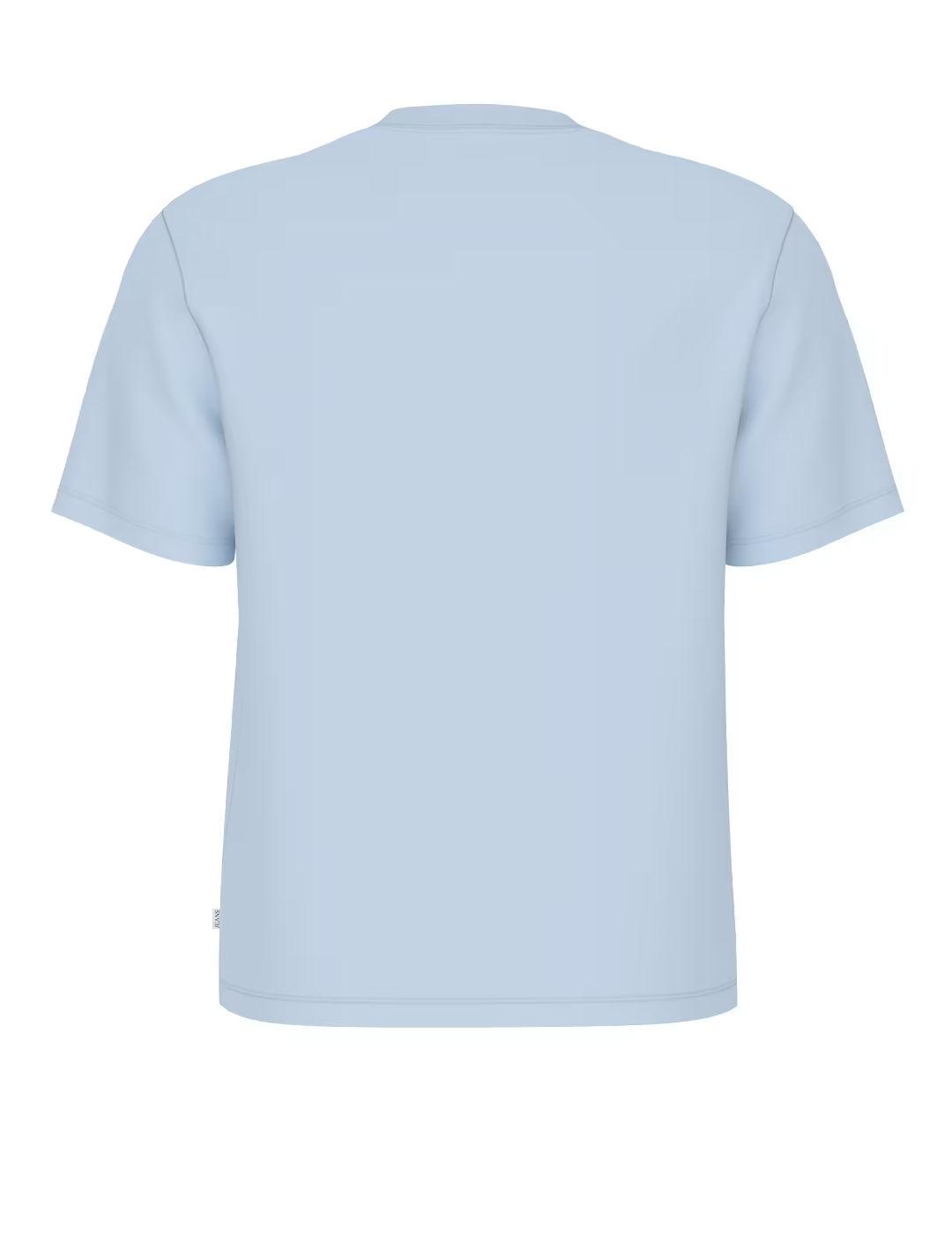 Camiseta Guess Jeans slim sunset azul manga corta de hombre