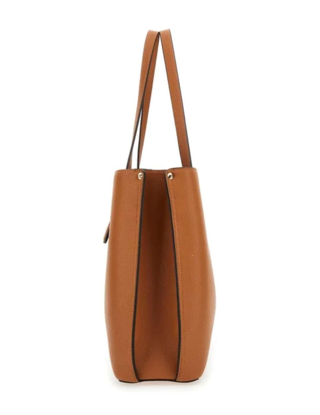 Bolso Guess Meridian Tote cognac para mujer