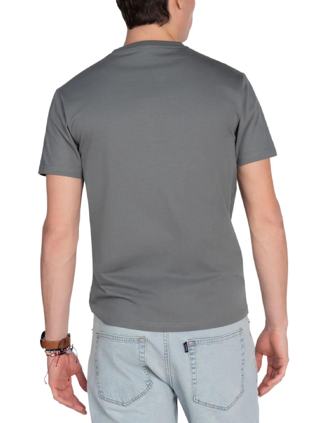 Camiseta Harper New England gris manga corta para hombre