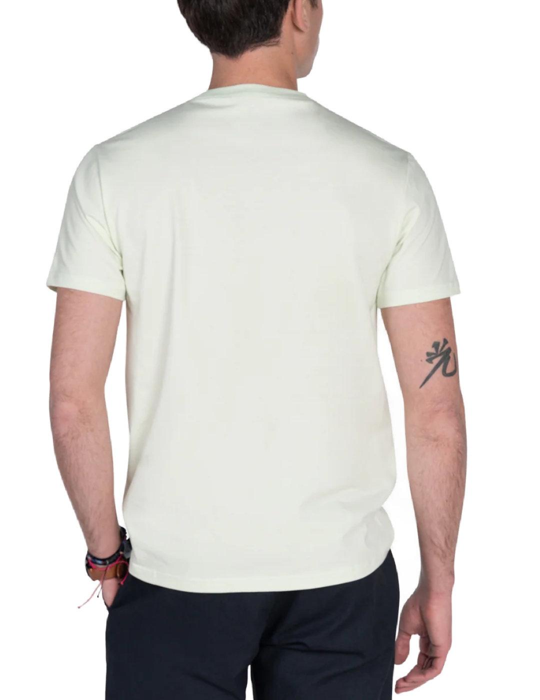 Camiseta Harper New England verde menta manga corta hombre