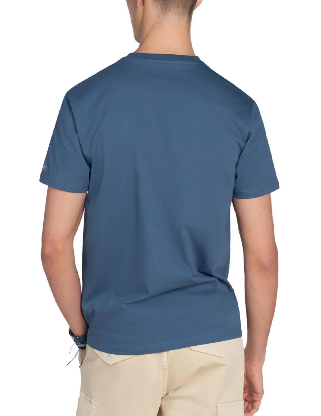 Camiseta básica Harper Iceman azulón manga corta para hombre