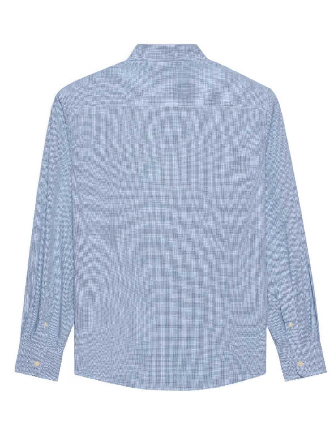 Camisa Harper & Neyer Mini Vichy azul marino para hombre