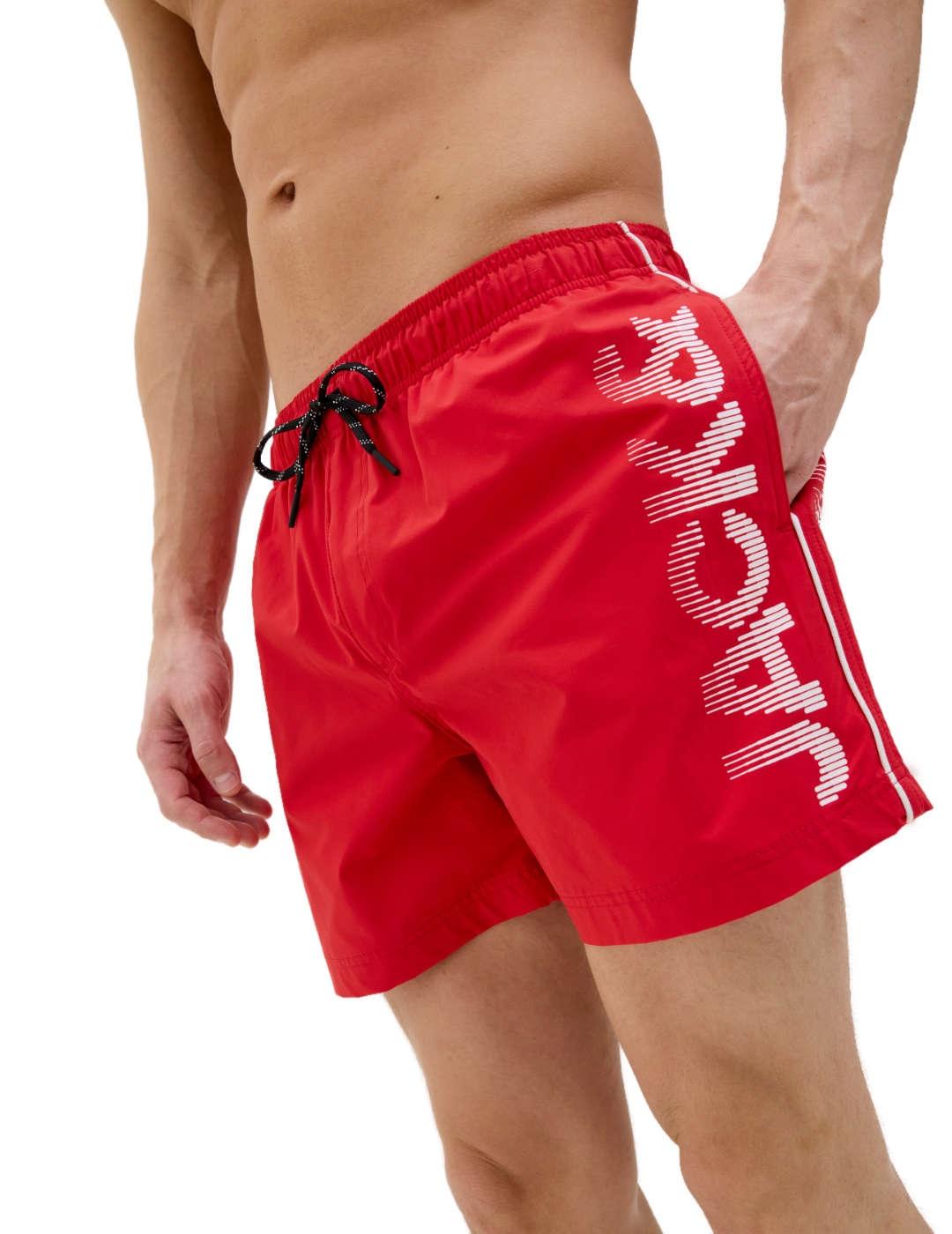 Bañador Jack&Jones Maui rojo para hombre