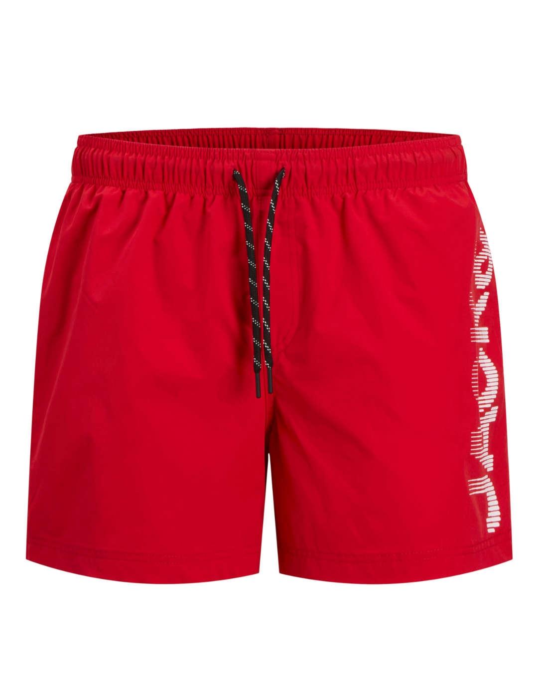 Bañador Jack&Jones Maui rojo para hombre