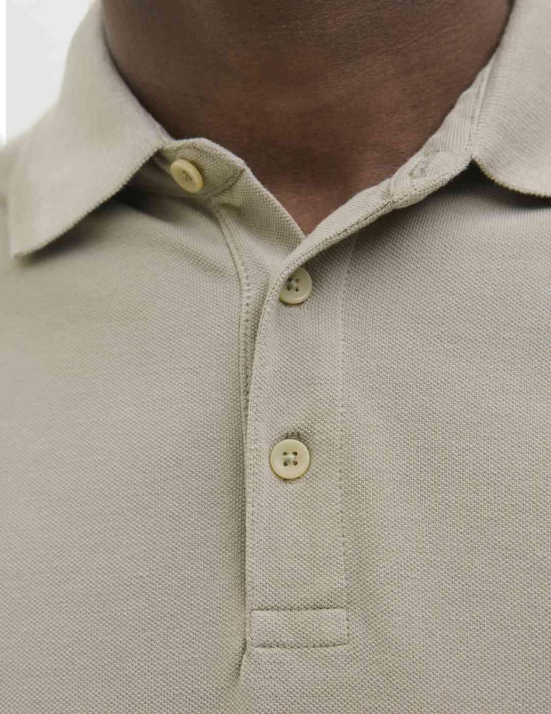 Polo Jack&Jones Bluwilliam verde manga corta para hombre