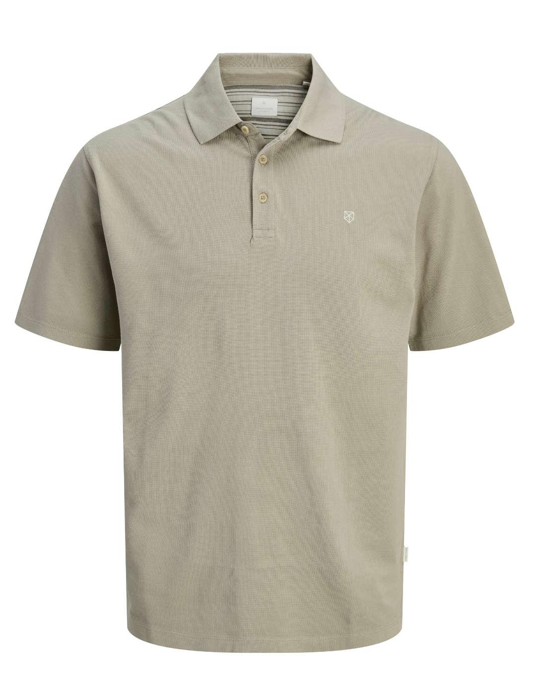 Polo Jack&Jones Bluwilliam verde manga corta para hombre