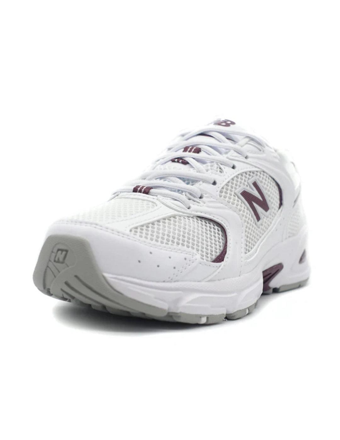 Zapatillas deportivas New Balance 530 blanca granate mujer