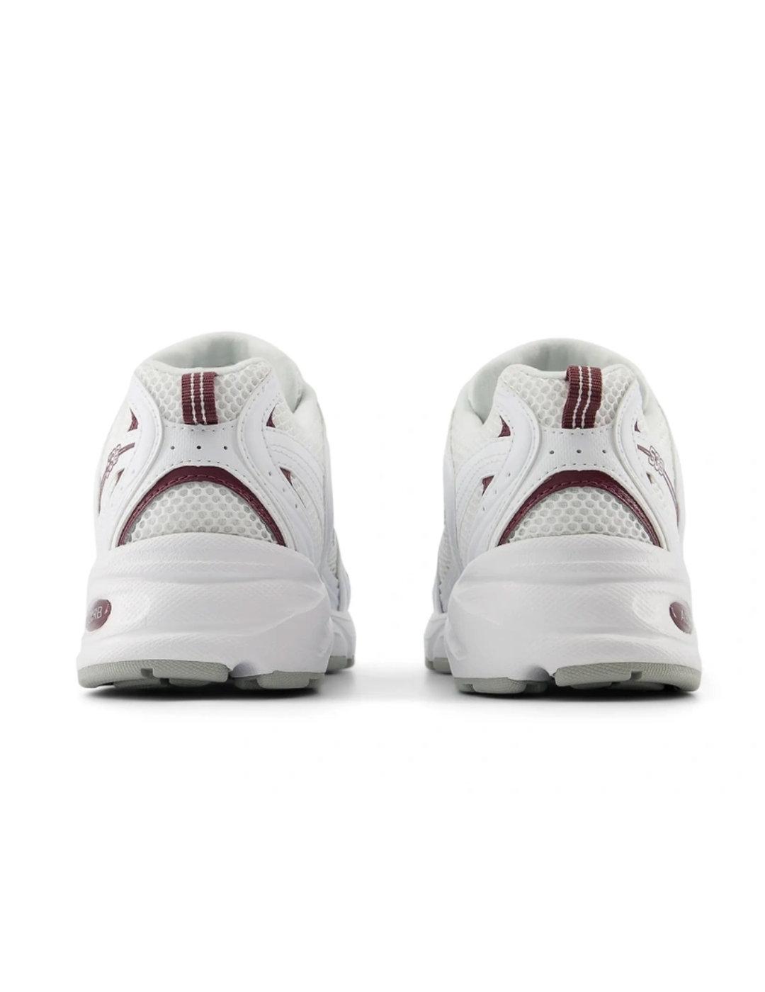 Zapatillas deportivas New Balance 530 blanca granate mujer