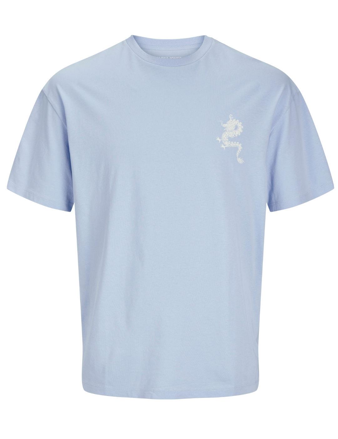 Camiseta Jack&Jones Charge azul claro manga corta hombre