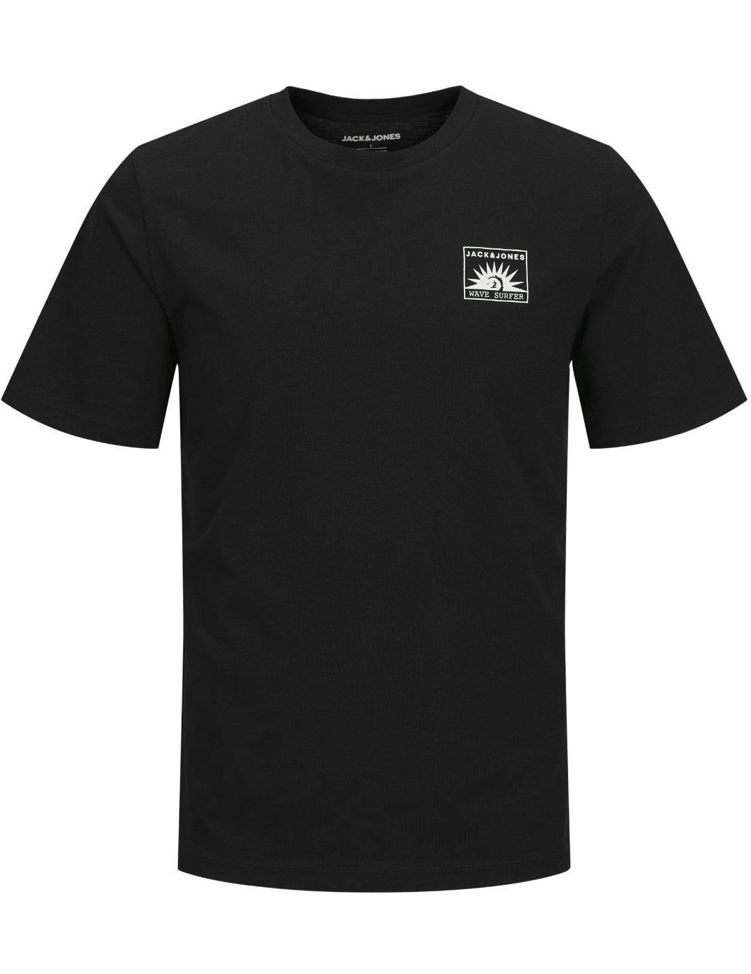 Camiseta Jack&Jones One negro manga corta para hombre