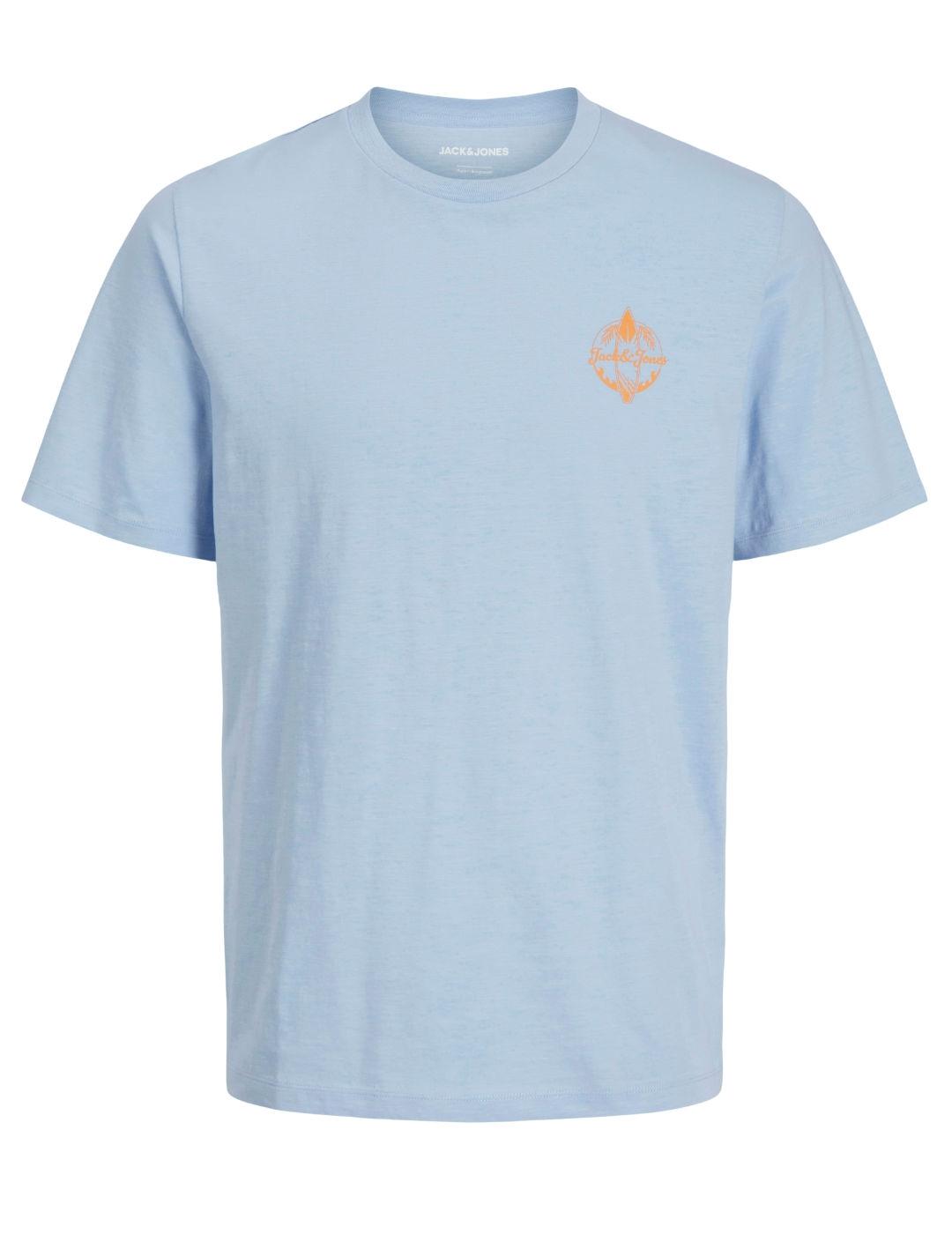 Camiseta Jack&Jones One azul manga corta para hombre
