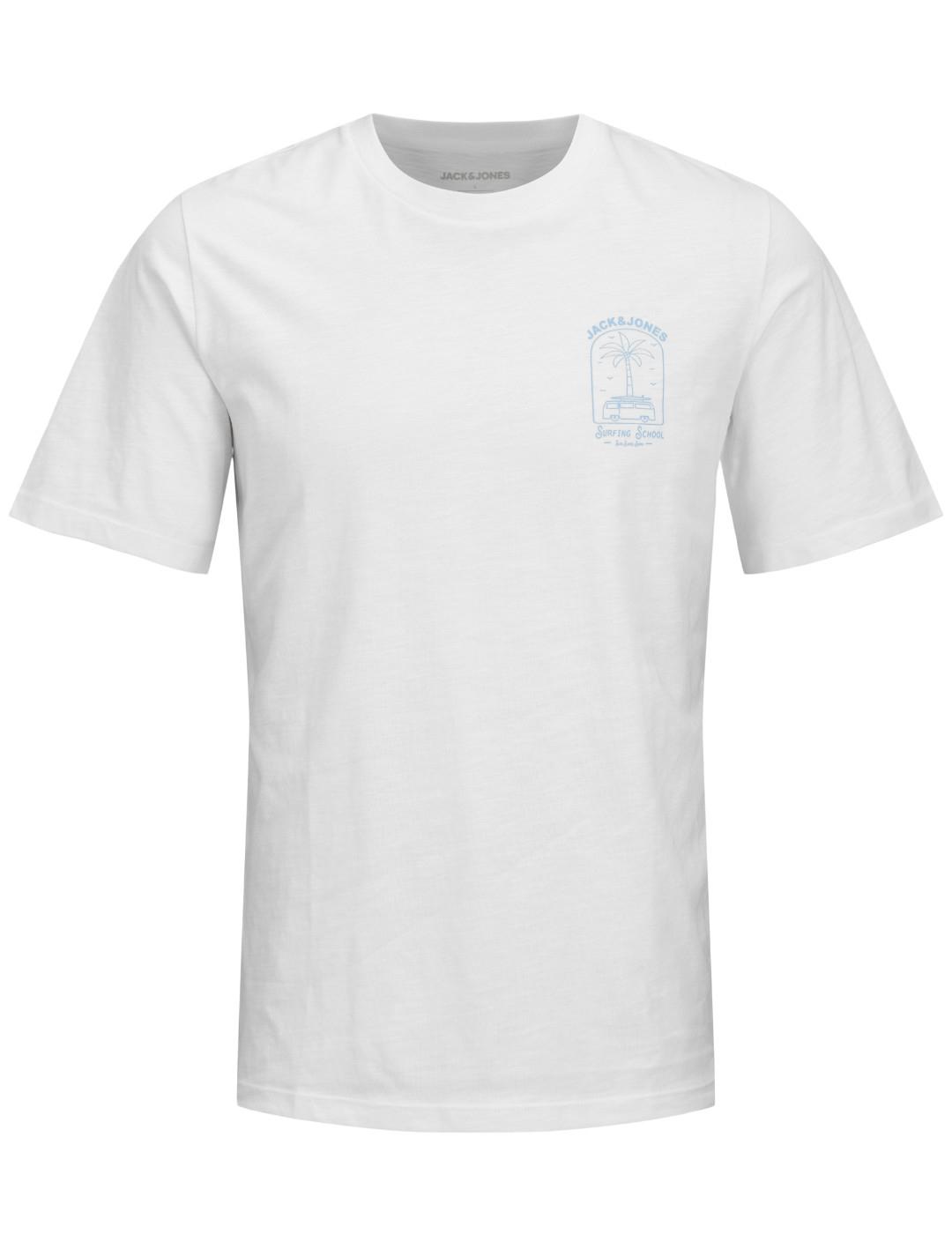 Camiseta Jack&Jones One blanco manga corta para hombre